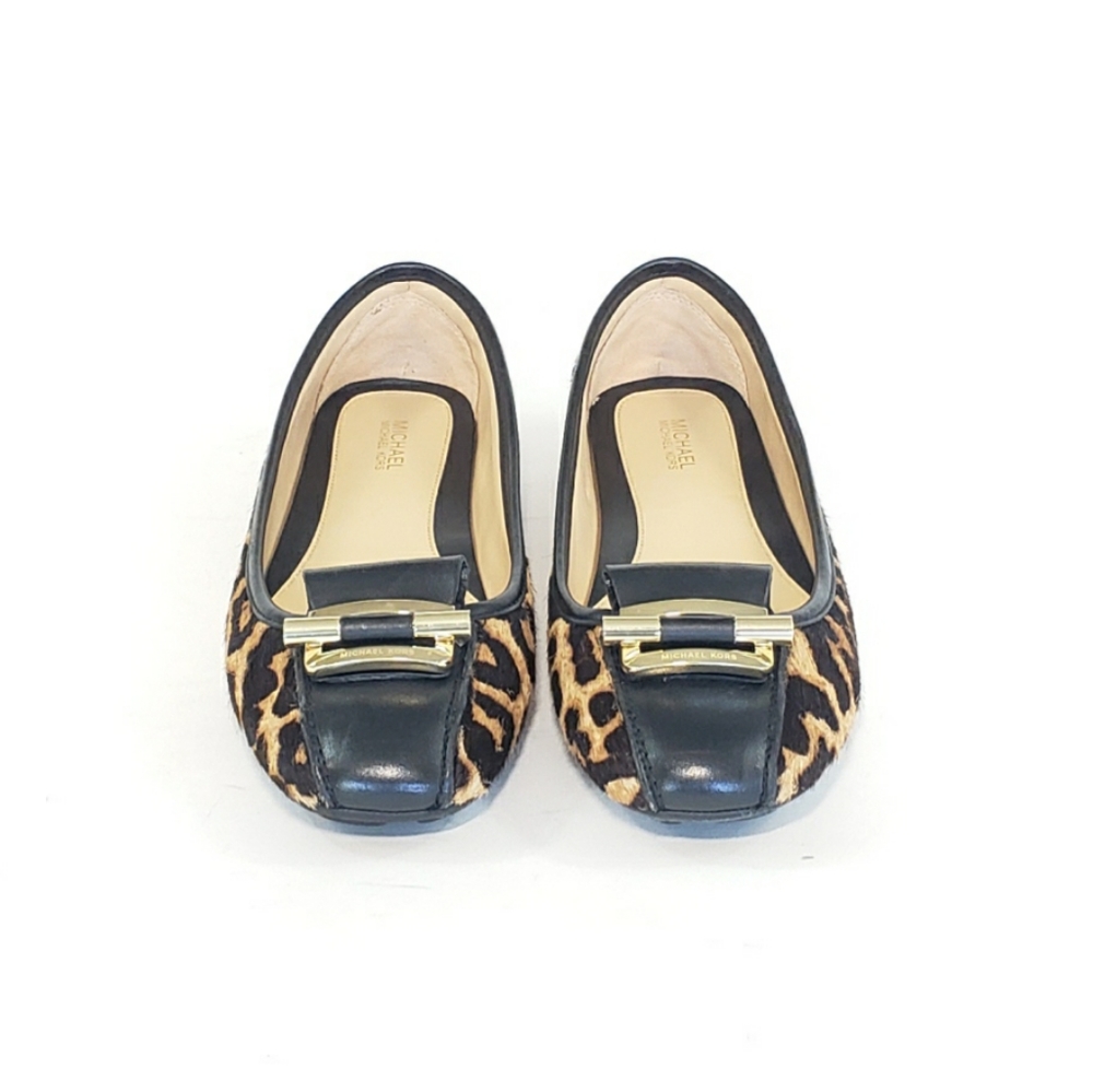 Michael Kors Driving Loafer Flats Leopard Print - Picture 4 of 9